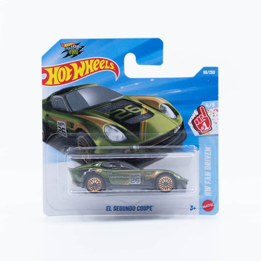 Hot Wheels El Segundo Coupé in green chrome.