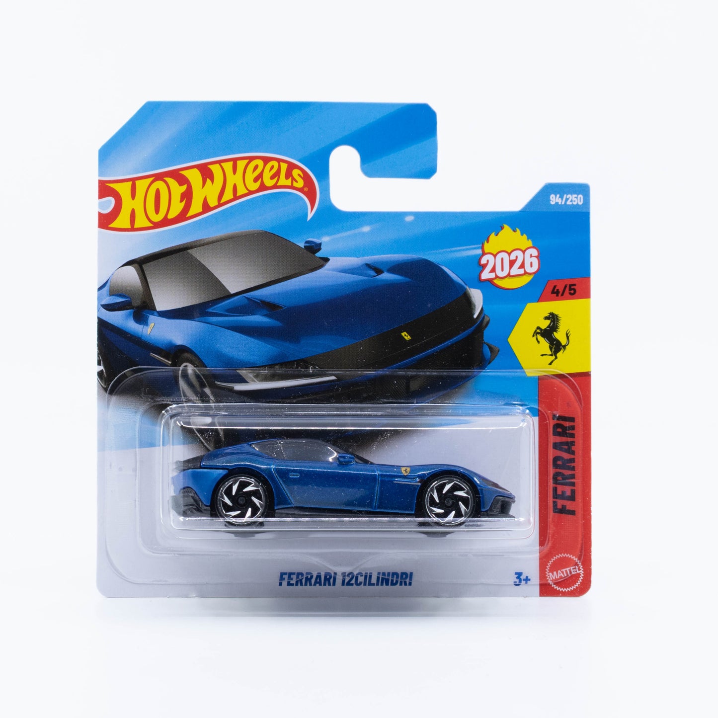 Hot Wheels Ferrari 12Cilindri new model representing Ferrari's modern V12 grand tourer.
