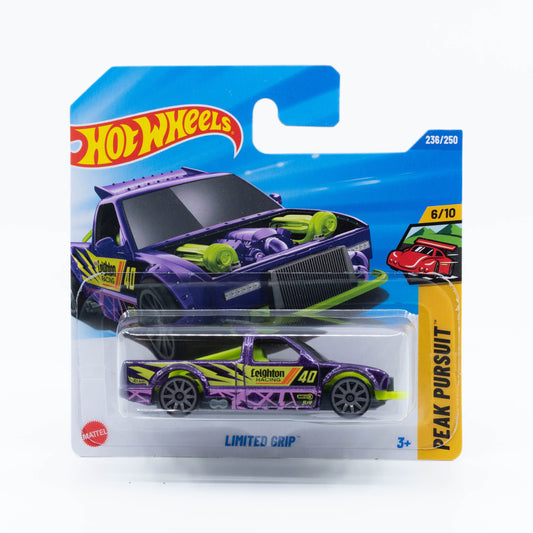 Hot Wheels Limited Grip diecast car model in 1:64 scale with wide tires and aggressive design