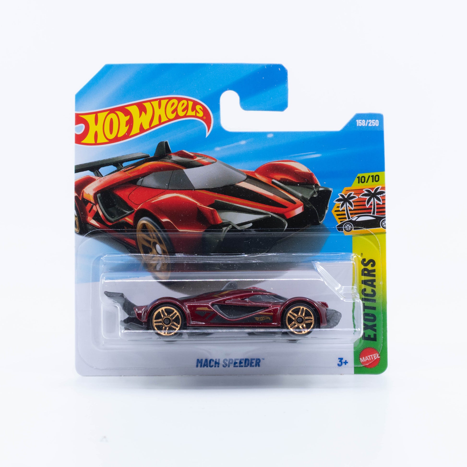 Hot Wheels Mach Speeder in red from the 2026 Basic Line.