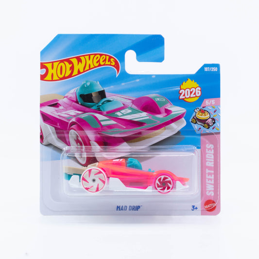 Hot Wheels Mad Drip fantasy vehicle inspired by a colorful ice pop from the 2026 Basic Line.