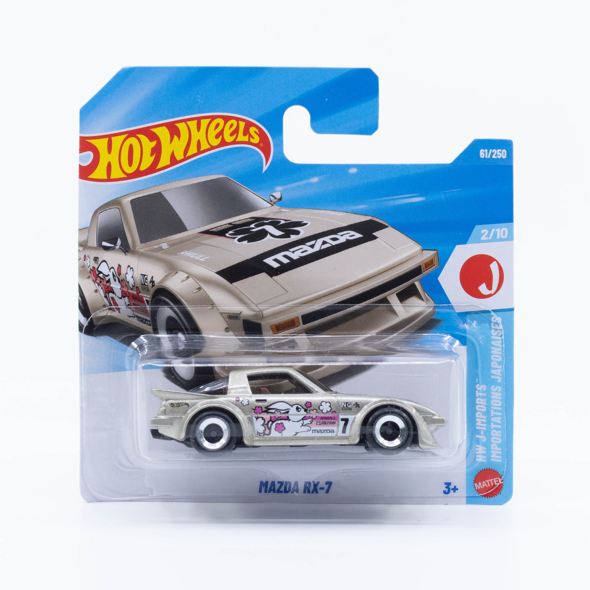 Hot Wheels Mazda RX-7 Japanese sports car from the Basic Line.