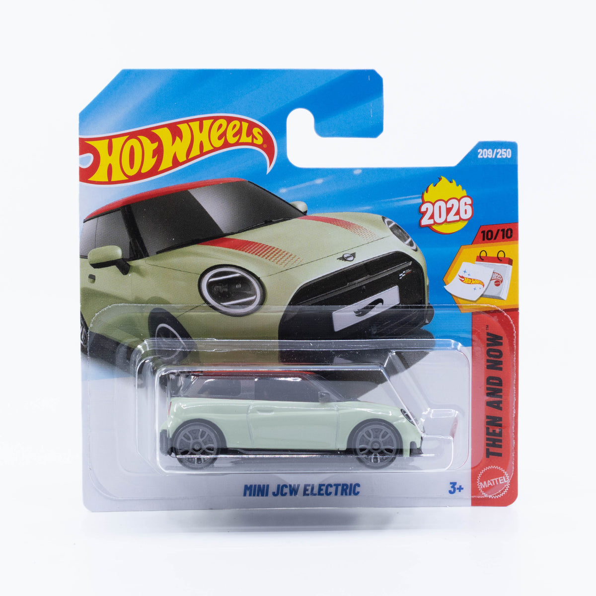 Hot Wheels Mini JCW Electric new model representing the modern electric performance MINI in 1:64 scale.