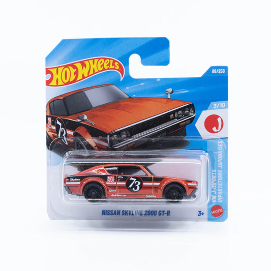 Hot Wheels 2026 Basic Nissan Skyline 2000 GT-R red classic Hakosuka JDM coupe 1:64