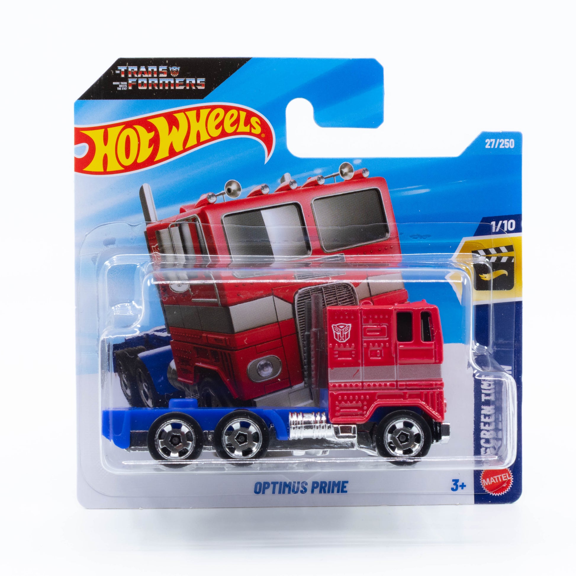 Hot Wheels Optimus Prime Transformers character car diecast 1:64