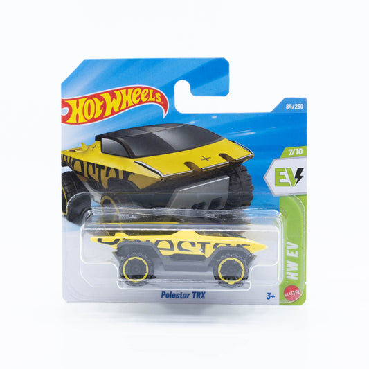 Hot Wheels 2026 Basic Polestar TRX vibrant yellow futuristic concept car 1:64 model
