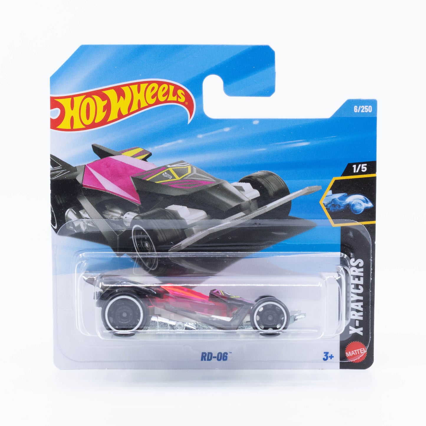 Hot Wheels 1:64 RD-06 black 2026 mainline second recolor diecast car