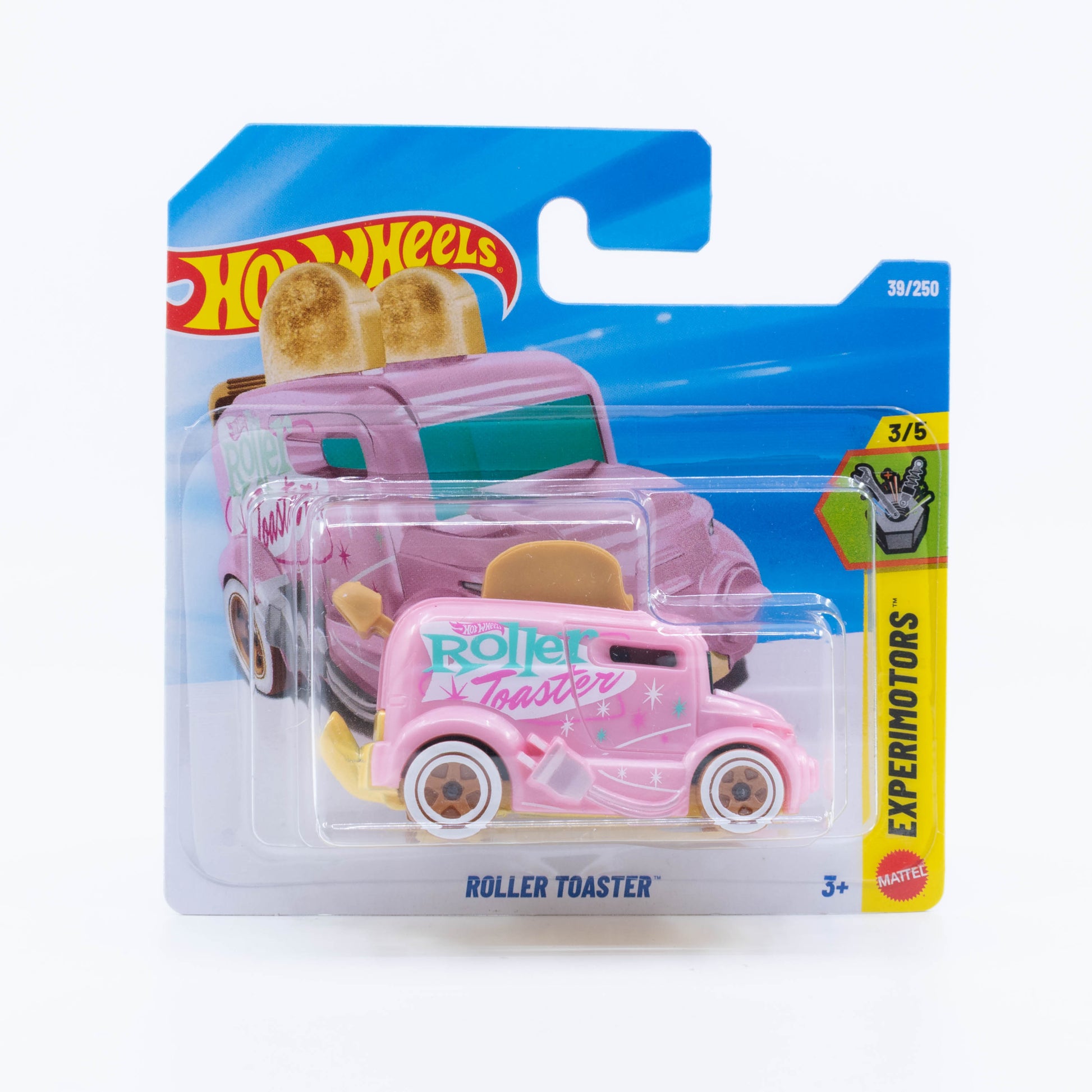 Hot Wheels Roller Toaster fantasy vehicle in pink from the 2026 Basic Line.