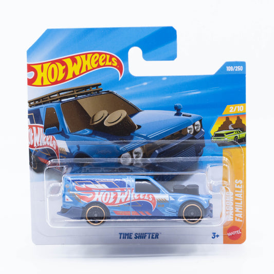 Hot Wheels 1:64 Time Shifter blue 2026 mainline custom wagon diecast car