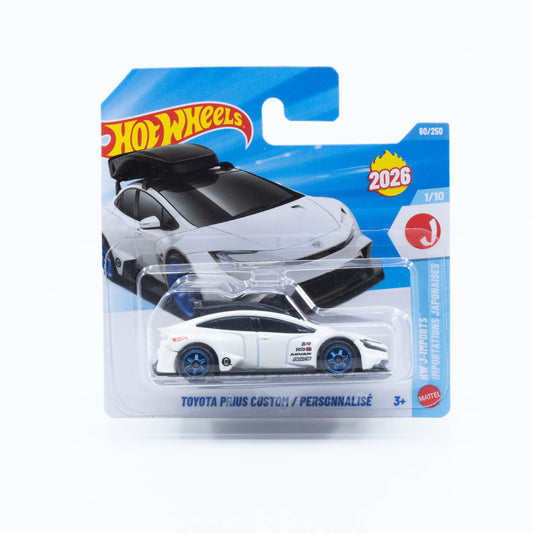 Hot Wheels 2026 Basic Toyota Prius Custom white variant with or without roof cargo box 1:64