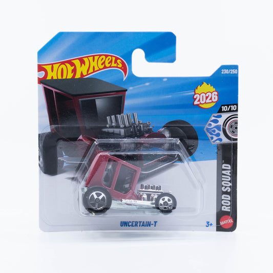 Hot Wheels Uncertain-T, the legendary 1921 Ford Model T show rod built by Steve Scott.