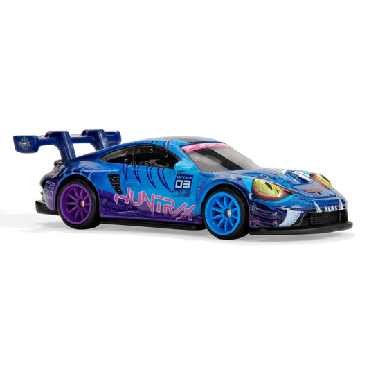 Hot Wheels KPop Demon Hunters Porsche 911 GT3 R SDCC 2026 featuring Derpy.