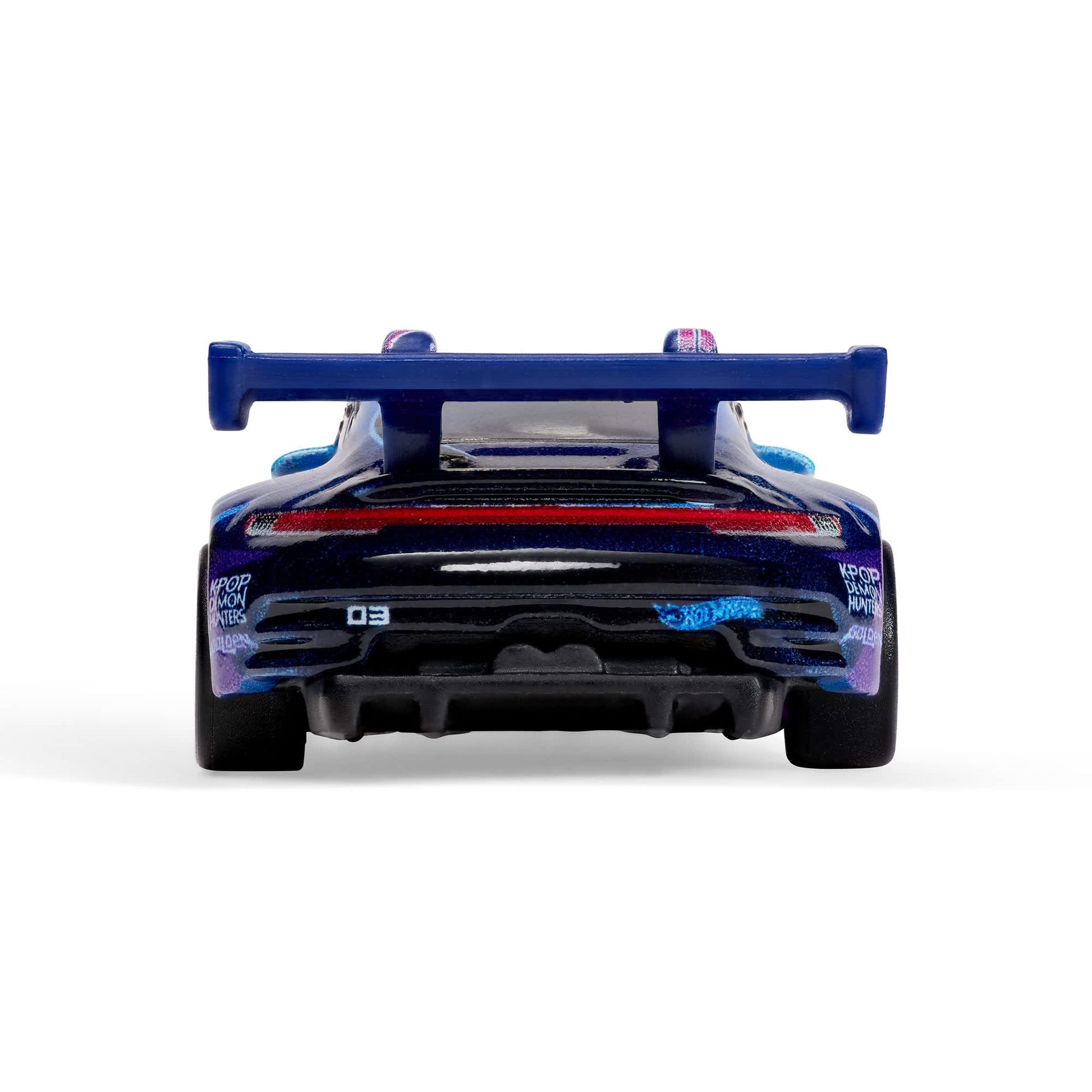 Hot Wheels KPop Demon Hunters Porsche 911 GT3 R SDCC 2026 featuring Derpy.