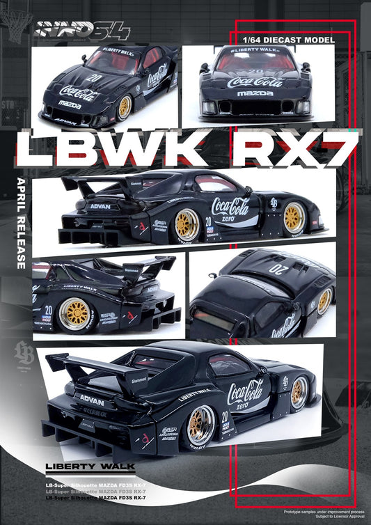 (Pre-Order) INNO64 - LBWK Mazda RX7 (FD3S) LB Super Silhouette