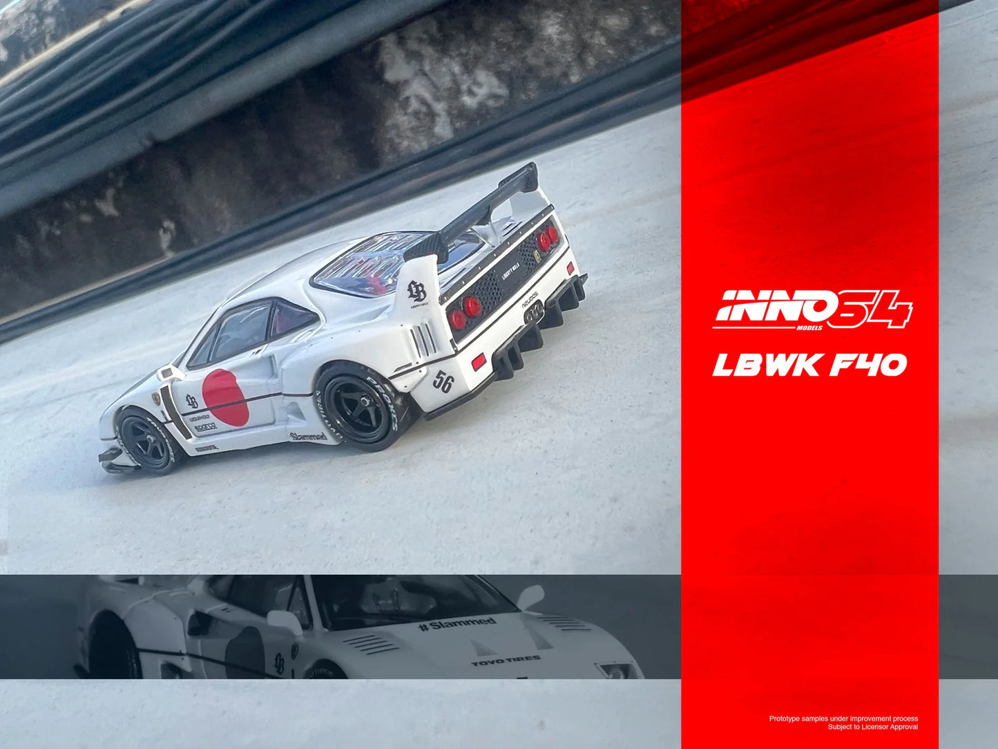 (Pre-Order) INNO64 - Liberty Walk F40 Tokyo Auto Salon 2023