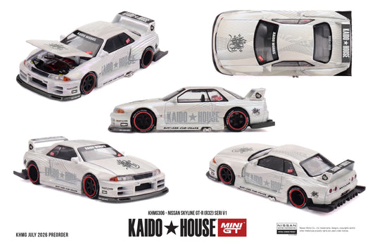 Kaido*House 1989 Nissan Skyline GT-R R32 SERI V1 with opening hood.
