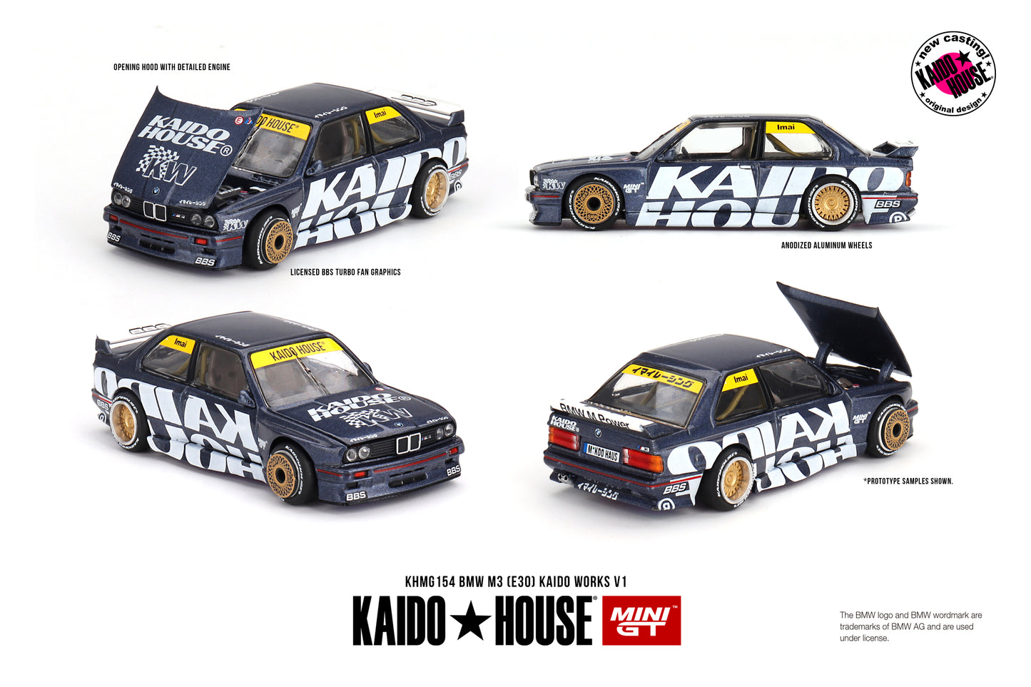 (Pre-Order) Kaido*House - BMW M3 (E30) Kaido Works V1 1989