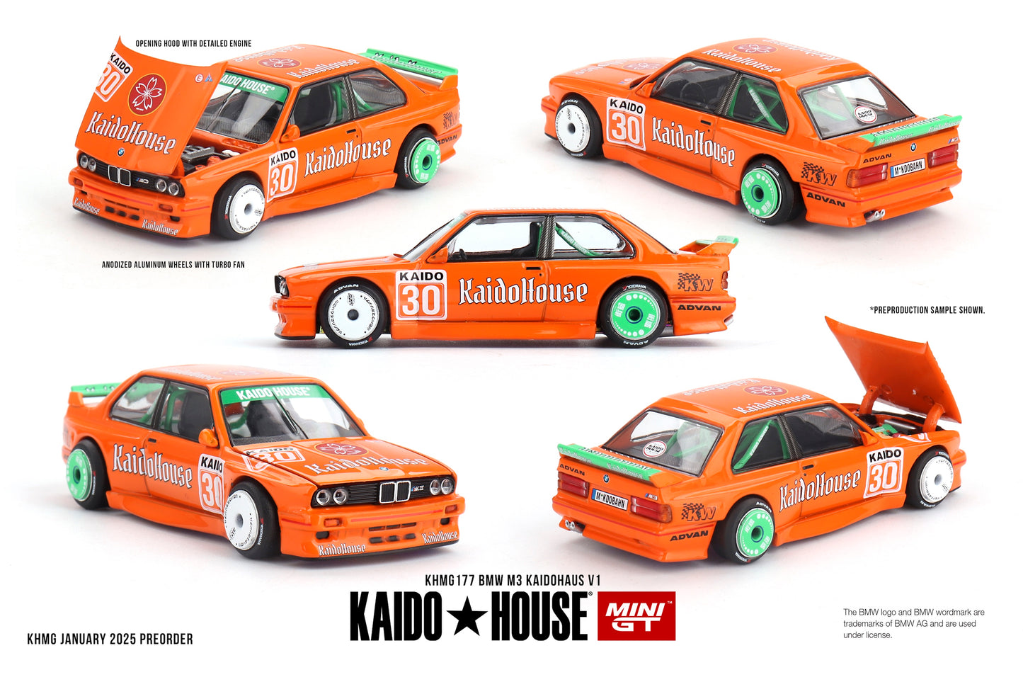 (Pre-Order) Kaido*House - BMW M3 (E30) Kaidohaus V1 1989