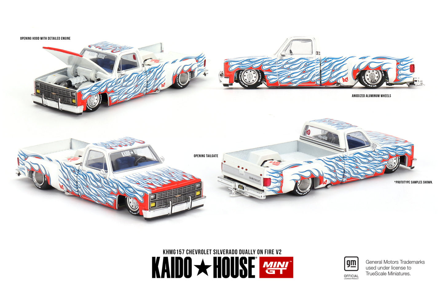 (Pre-Order) Kaido*House - Chevrolet Silverado Dually on Fire V2 1980