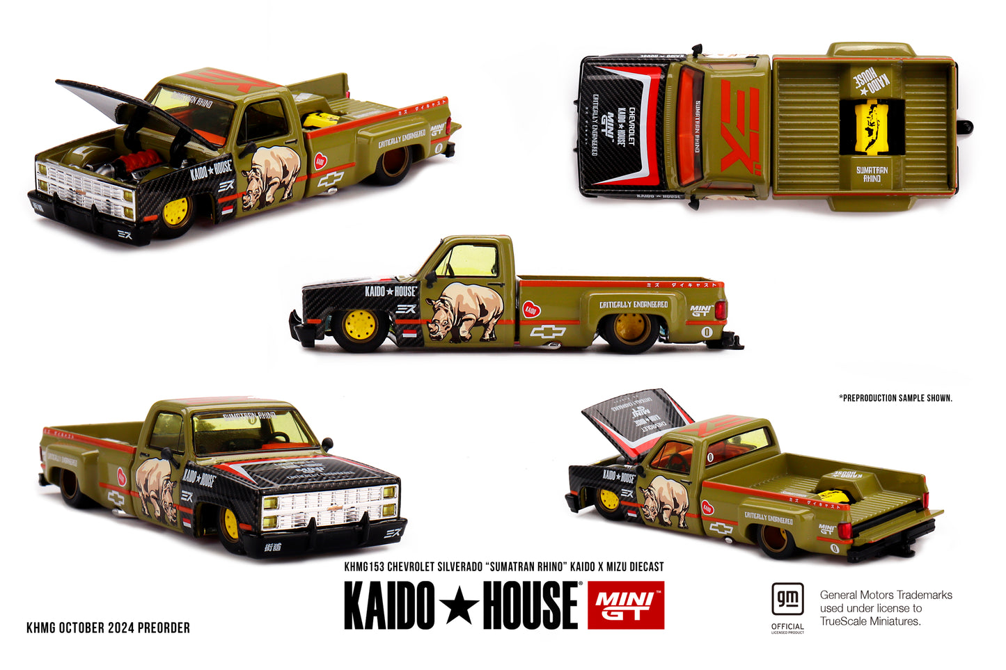 (Pre-Order) Kaido*House - Chevrolet Silverado Sumatran Rhino 1980