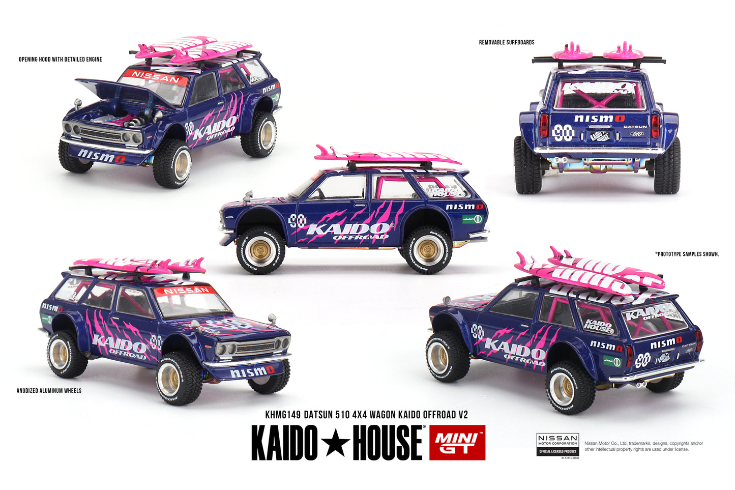 (Pre-Order) Kaido*House - Datsun 510 Wagon 4X4 Kaido Offroad V2 1969