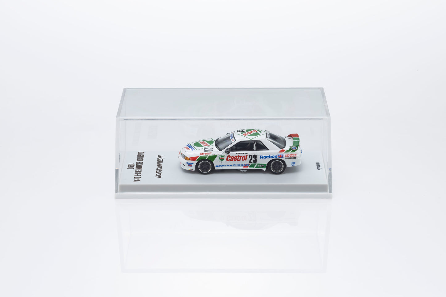Kyosho 1:64 Castrol Nissan Skyline GT-R R32 Gr.A 1990 #23 with LED lights