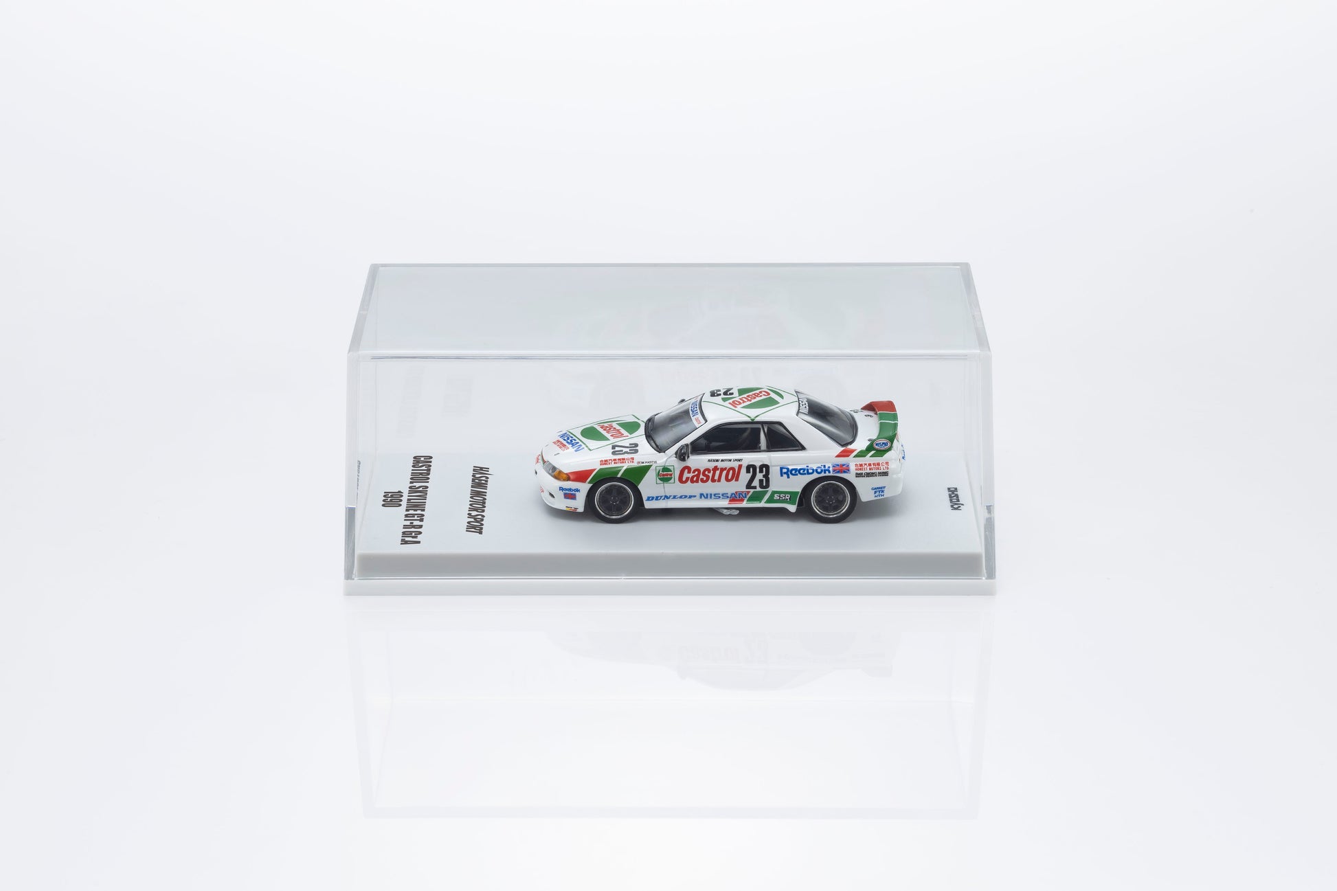Kyosho 1:64 Castrol Nissan Skyline GT-R R32 Gr.A 1990 #23 with LED lights