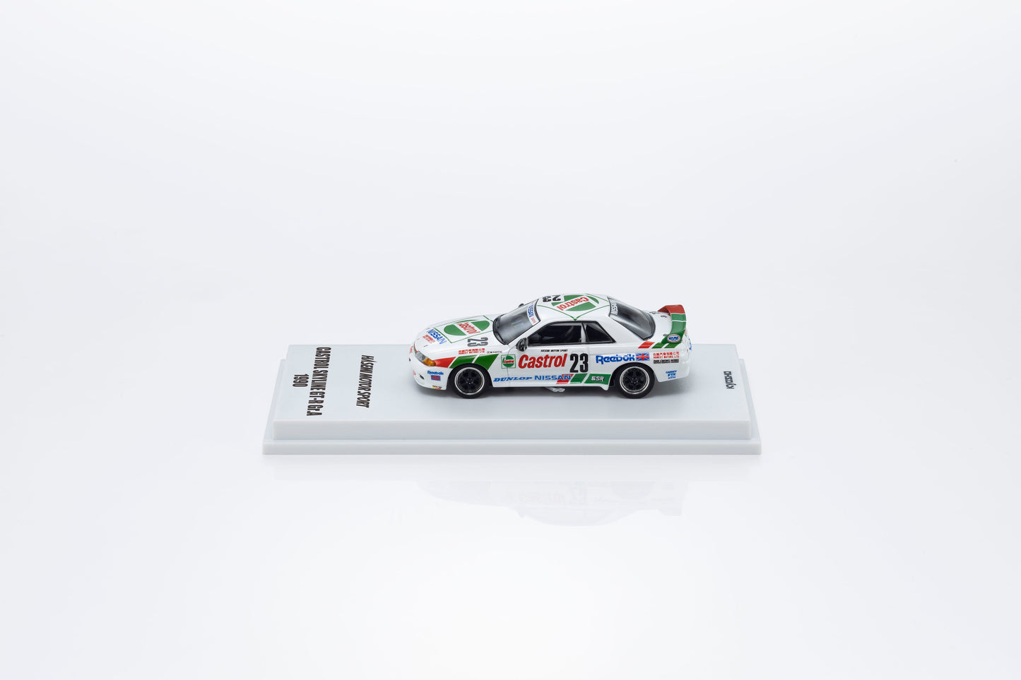 Kyosho 1:64 Castrol Nissan Skyline GT-R R32 Gr.A 1990 #23 with LED lights