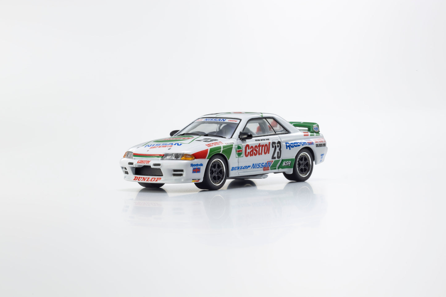 Kyosho 1:64 Castrol Nissan Skyline GT-R R32 Gr.A 1990 #23 with LED lights