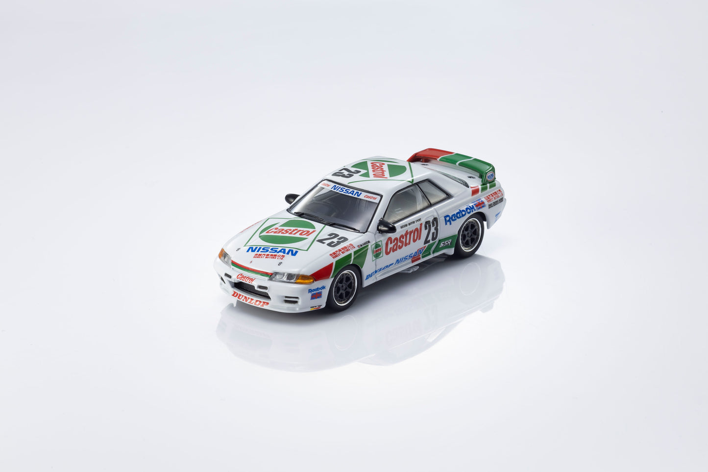 Kyosho 1:64 Castrol Nissan Skyline GT-R R32 Gr.A 1990 #23 with LED lights
