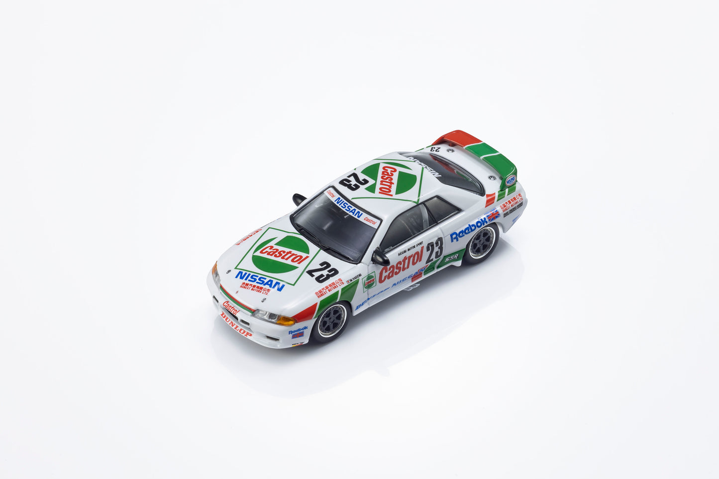 Kyosho 1:64 Castrol Nissan Skyline GT-R R32 Gr.A 1990 #23 with LED lights