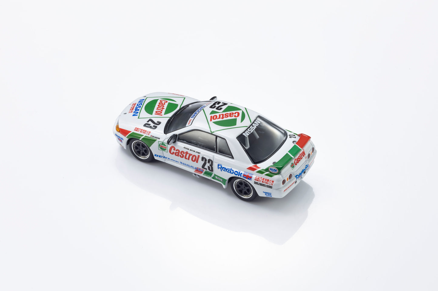 Kyosho 1:64 Castrol Nissan Skyline GT-R R32 Gr.A 1990 #23 with LED lights