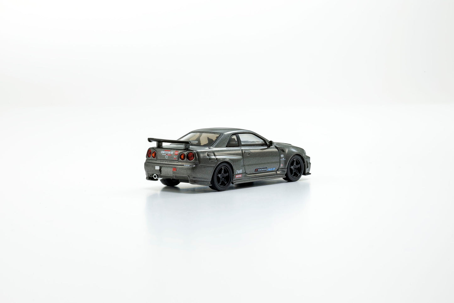 (Pre-Order) Kyosho - Nissan GT-R (R34) nismo Clubman Race SPEC Gun Metallic With Led System 2003