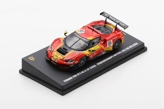 Looksmart Ferrari 296 GT3 #51 AF Corse Spa 24H 2024 2nd place 1:64 diecast