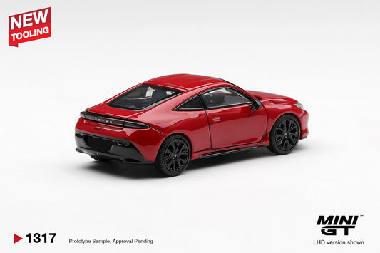 Mini GT Honda Prelude in Rallye Red using the new tooling. Back