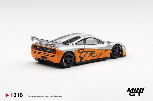 Mini GT McLaren F1 GTR Presentation version from 1995. Back