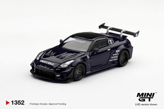 Mini GT Nissan GT-R R35 RR VER.2 Inozetek Edition 2025, custom-finish 1:64 diecast model