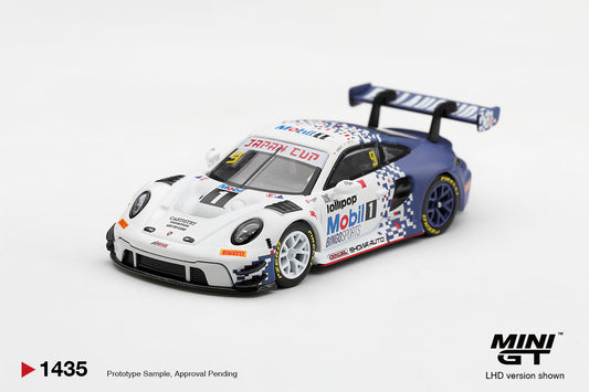 Mini GT Porsche 911 992 GT3 R number 9 Bingo Racing with LM Corsa Japan Cup Sugo 2026, 1:64 model