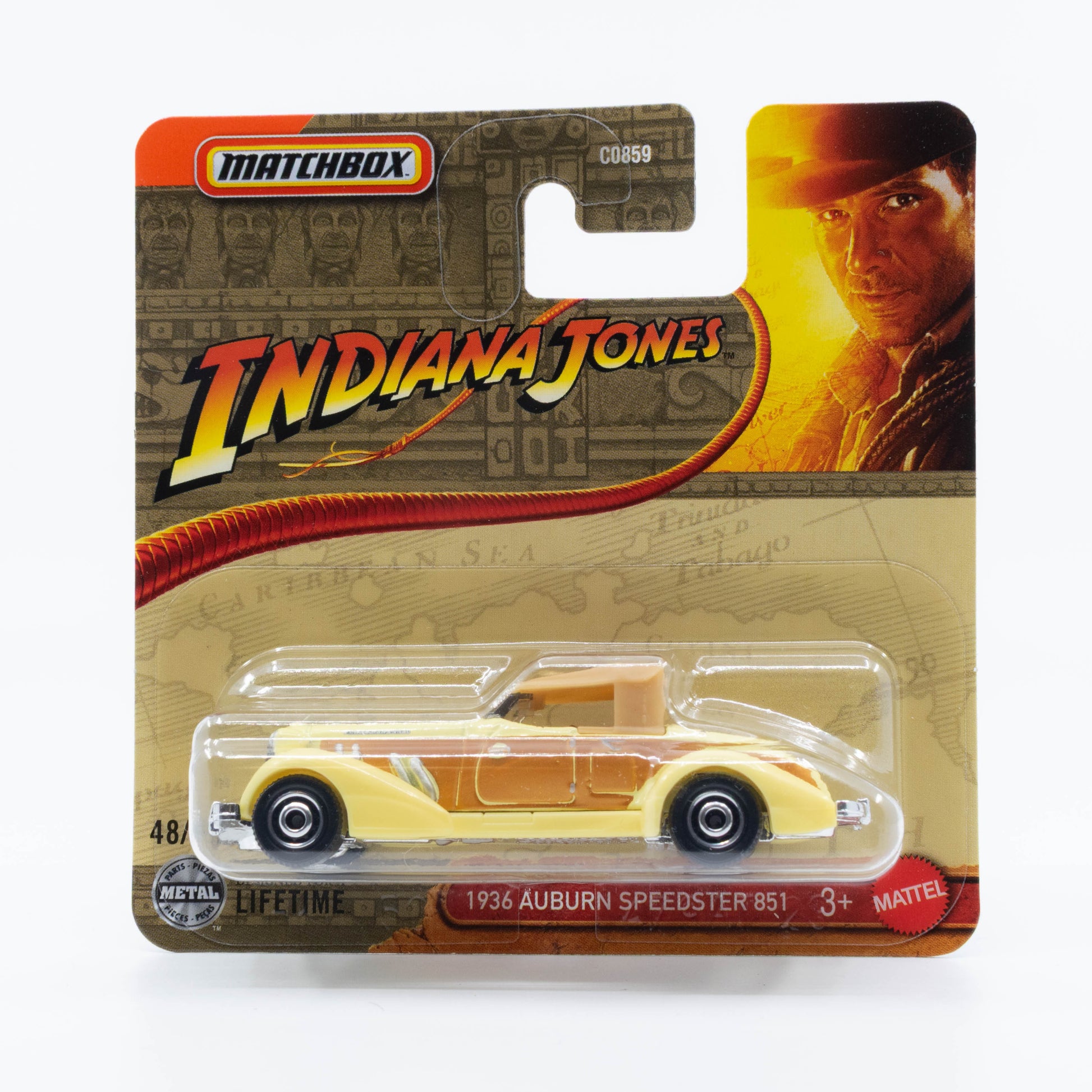 Matchbox 1:64 1936 Auburn Speedster 851 diecast model from Indiana Jones