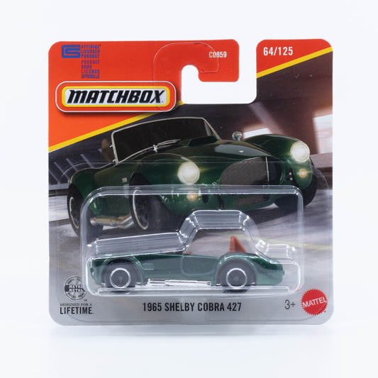 Matchbox 1965 Shelby Cobra 427 British Racing Green 1:64 diecast car