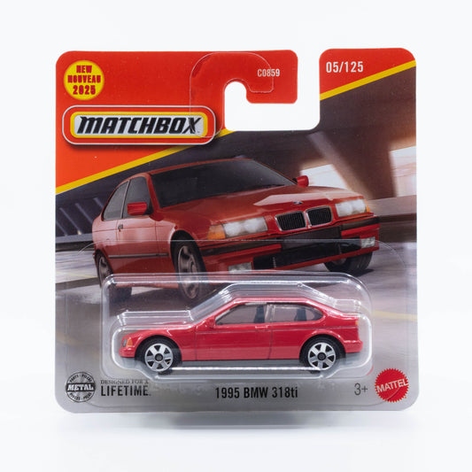 Matchbox 1:64 1995 BMW 318ti diecast model car in E36 Compact design