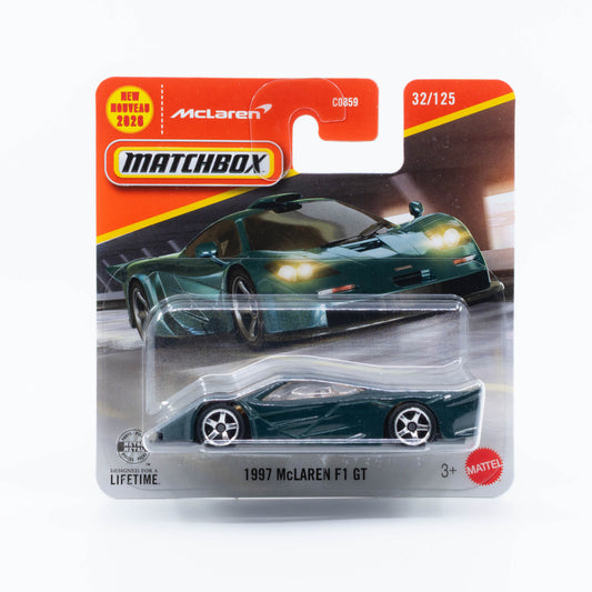 Matchbox 1:64 McLaren F1 GT 1997 new model longtail diecast car