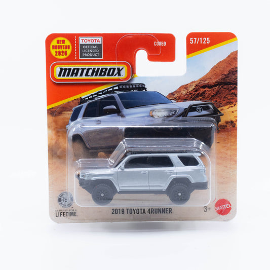 Matchbox 1:64 Toyota 4Runner 2019 gray new model diecast SUV