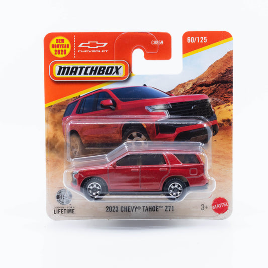 Matchbox 1:64 Chevrolet Tahoe Z71 2023 dark red new model diecast SUV