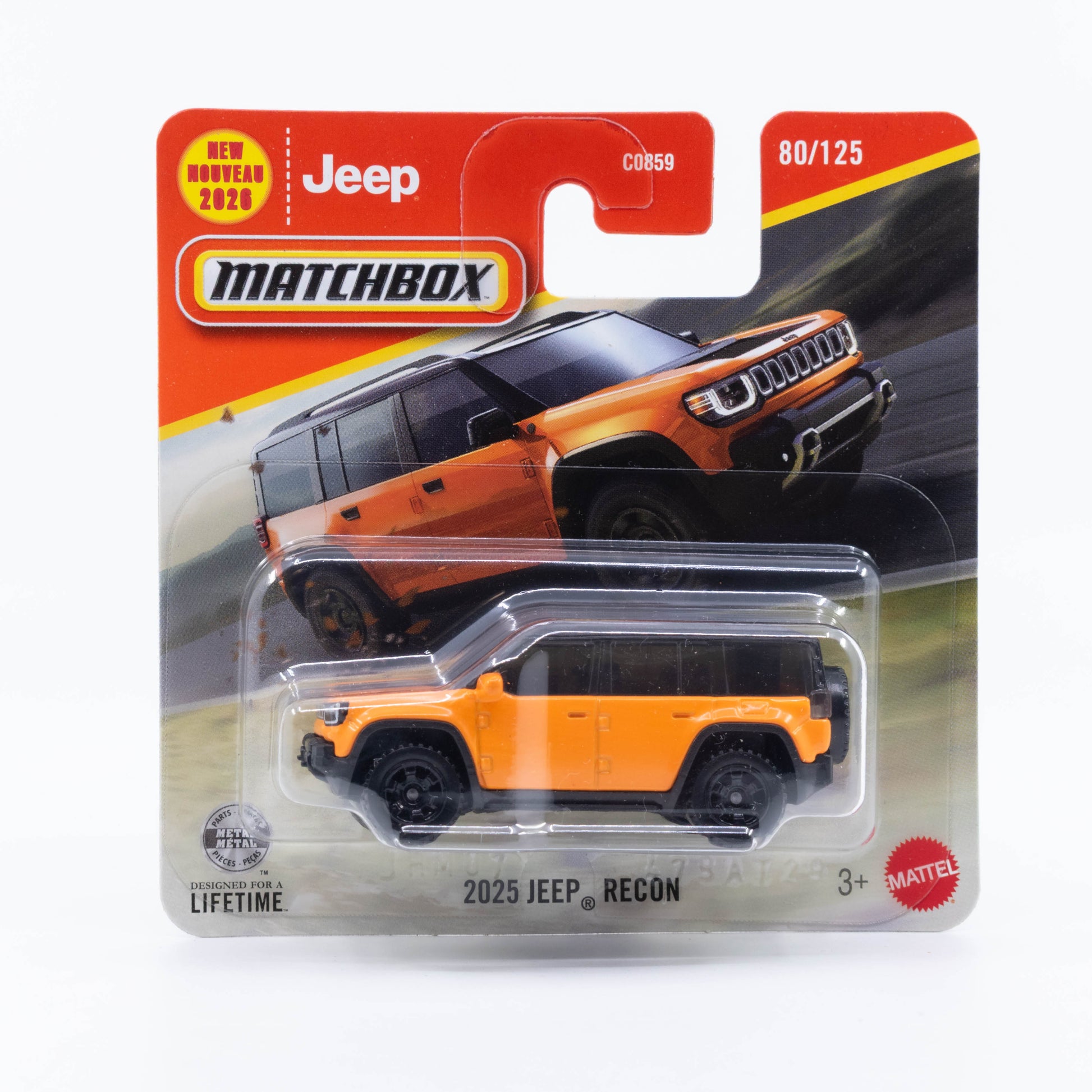 Matchbox 2025 Jeep Recon from the 2026 Basic Line.