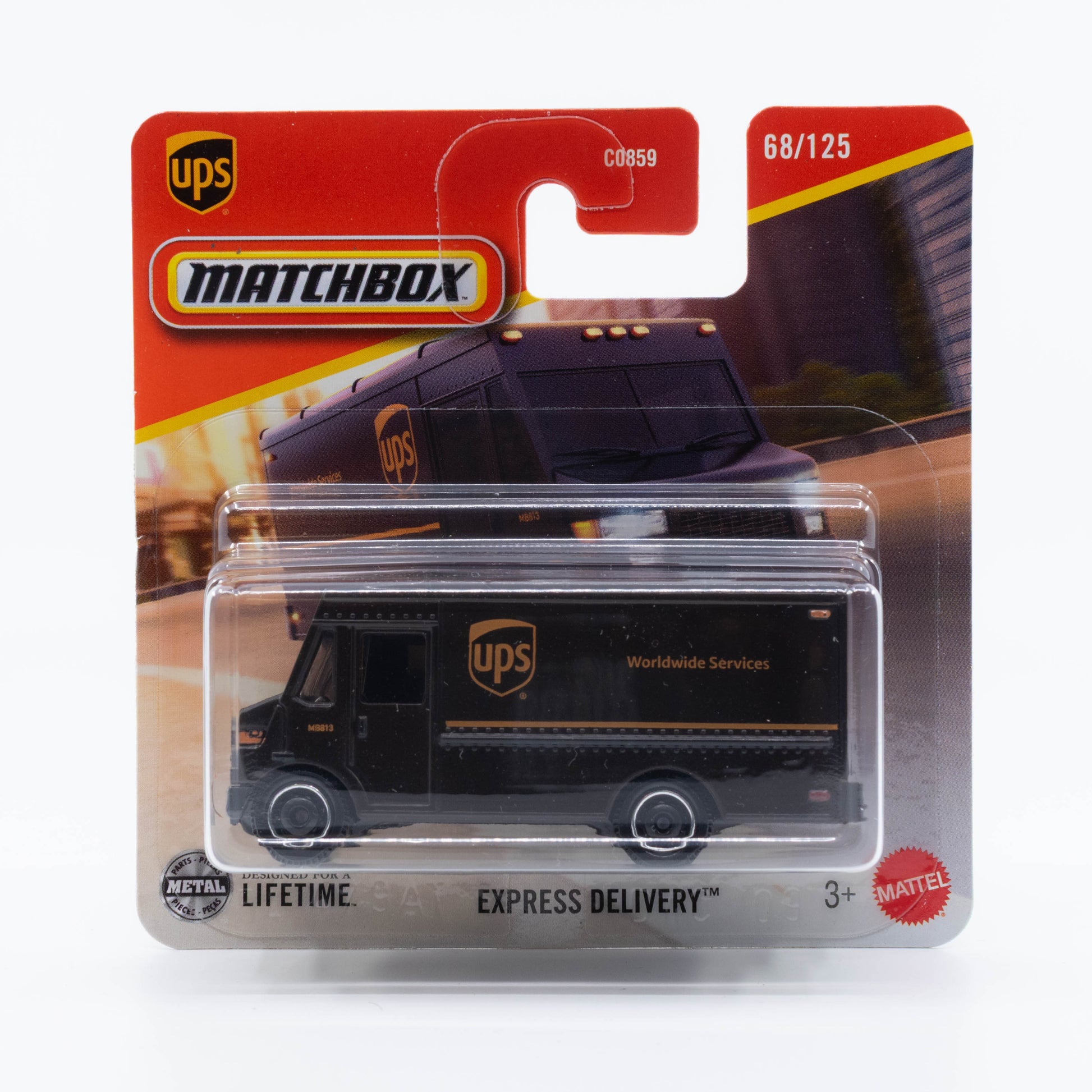 Matchbox 1:64 Express Delivery UPS diecast model