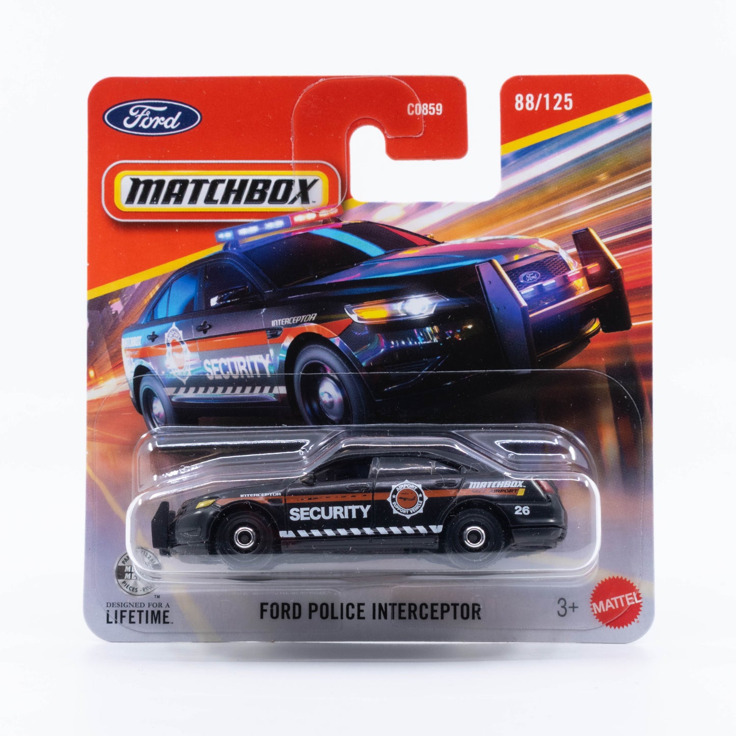 Matchbox Ford Police Interceptor from the 2026 Basic Line.