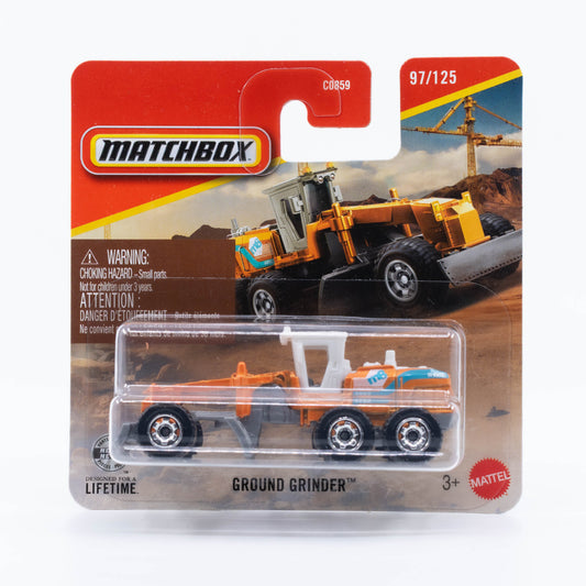 Matchbox Ground Grinder construction machine from the 2026 Basic Line.