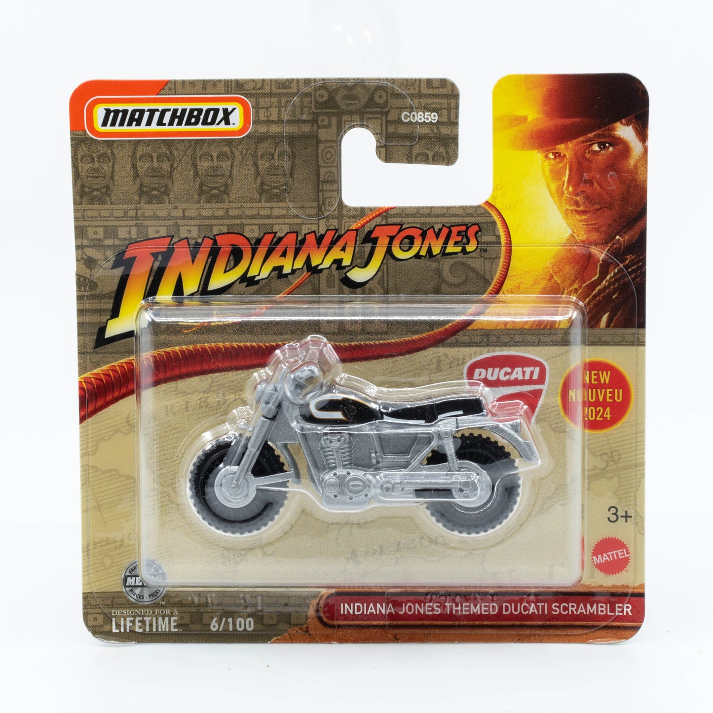 Matchbox - Indiana Jones Themed Ducati Scrambler