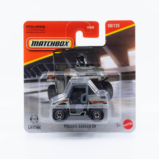 Matchbox 1:64 Polaris Ranger EV electric utility vehicle diecast model